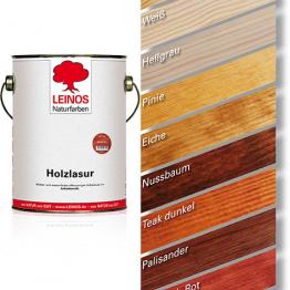 Farbige Holzlasuren für innen oder außen | LEINOS Naturfarben - Öle und